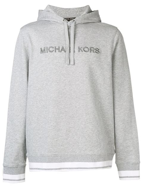 michael kors hoodie sweatshirt women|Michael Kors grey crewneck sweatshirt.